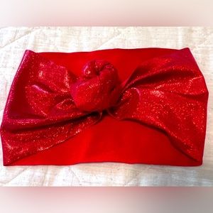 Red Design Toddler Sized Head Wrap